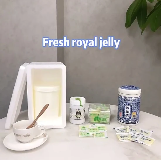 Beehall 건강식품 공장 OEM ODM Raw Royal Jelly